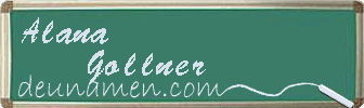 Alana Gollner Visitenkarte